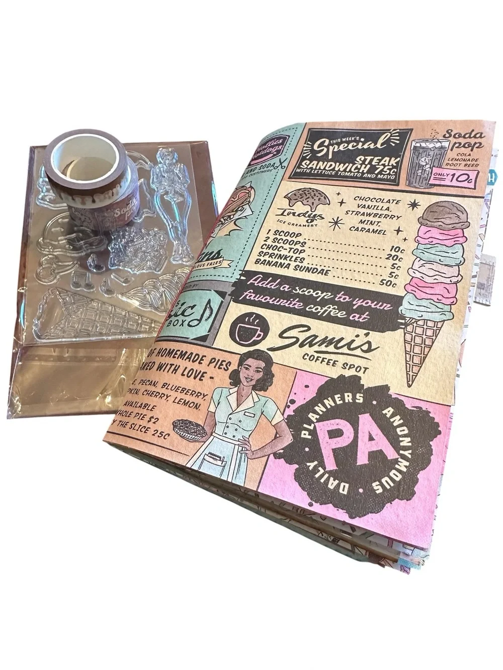 One of a Kind Retro Theme Junk Journal